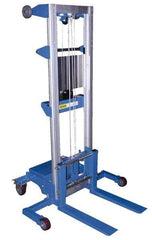 Vestil - 350 Lb Capacity, 118" Lift Height, Counter Weight Base Manually Operated Lift - Makers Industrial Supply