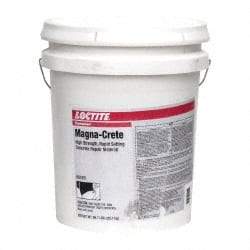 Loctite - 5 Gal Pail Gray Magnesium Phosphate Filler/Repair Caulk - 2000°F Max Operating Temp, 10 min Tack Free Dry Time, 1 to 2 hr Full Cure Time, Series 135 - Makers Industrial Supply