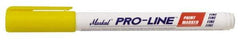 Markal - Yellow Liquid Enamel-Based Paint Marker - Fine Tip, Alcohol Base Ink - Makers Industrial Supply