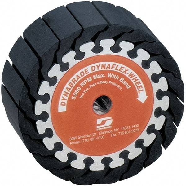 Dynabrade - 2" Wide x 5" Diam, Expander Wheel Spiral Band Drum - 5,000 RPM - Makers Industrial Supply