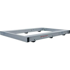 Vestil - 4,000 Lb Capacity Aluminum Pallet Dolly - 48" Long x 36" Wide x 4-1/4" High, 3" Wheels - Makers Industrial Supply