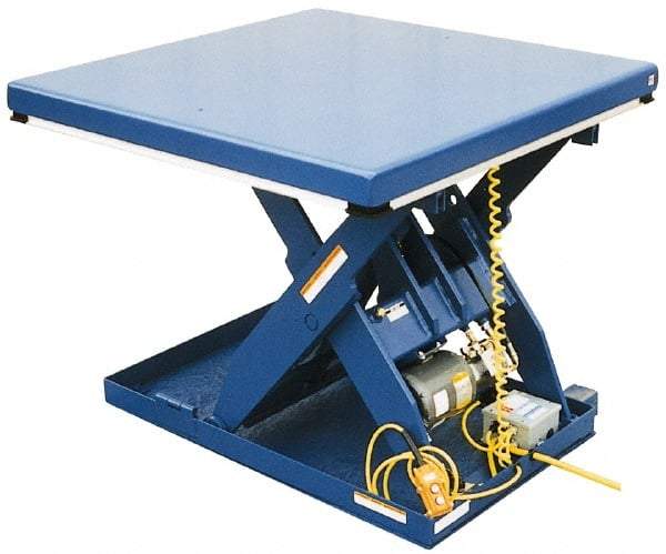 Vestil - 4,000 Lb Capacity Scissor Lift Table - 7" Lift Height, 60" Platform Length x 30" Platform Width - Makers Industrial Supply