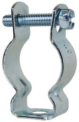 Cooper B-Line - Steel Rigid/EMT Conduit Hanger with Bolt - 3/4" EMT, 3/4" Rigid, 1/4" Rod, Zinc Plated Finish - Makers Industrial Supply