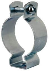 Cooper B-Line - Steel Rigid/EMT Conduit Hanger with Bolt - 1-1/2" EMT, 1-1/4" Rigid, 1/4" Rod, Zinc Plated Finish - Makers Industrial Supply