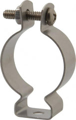 Cooper B-Line - Stainless Steel Rigid/EMT Conduit Hanger with Bolt - 1-1/2" EMT, 1-1/4" Rigid, 1/4" Rod - Makers Industrial Supply