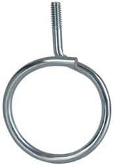 Cooper B-Line - 2" Pipe, Steel Threaded Bridle Rings - Silver, Zinc Plated, 50 Lb Capacity - Makers Industrial Supply