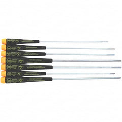 Wiha - 7 Piece Slotted & Phillips Screwdriver Set - Comes in Vinyl Pouch - Makers Industrial Supply