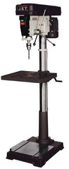 Jet - 20" Swing, Step Pulley Drill Press - 12 Speed, 1 hp, Single Phase - Makers Industrial Supply