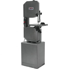 Jet - 13-1/2 Inch Throat Capacity, Step Pulley Vertical Bandsaw - 3300 (Wood), 39, 57, 78, 107, 142, 196, 278 (Metal) SFPM, 1 HP, Single Phase - Makers Industrial Supply