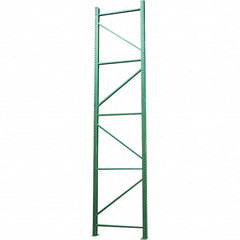 Vestil - 24,000 Lb Capacity Heavy-Duty Framing Upright Pallet Storage Rack - 42" Wide x 120" High x 42" Deep, Green - Makers Industrial Supply