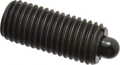 Vlier - 3/4-10, 1-3/4" Thread Length, 5/16" Plunger Projection, Steel Threaded Spring Plunger - 0.373 - 0.374" Max Plunger Diam, 1-3/4" Plunger Length, 6.7 Lb Init End Force, 37.3 Lb Final End Force - Makers Industrial Supply