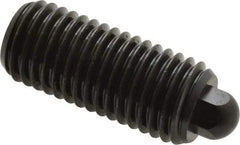 Vlier - 3/4-10, 1-3/4" Thread Length, 5/16" Plunger Projection, Steel Threaded Spring Plunger - 3/8 (Hex)" Max Plunger Diam, 1-3/4" Plunger Length, 6.7 Lb Init End Force, 37.3 Lb Final End Force, 3/8" Hex - Makers Industrial Supply