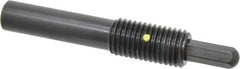 Vlier - 3/4-10, 1-1/2" Thread Length, 1" Plunger Projection, Steel Threaded Spring Plunger - 0.3800 (Hex)" Max Plunger Diam, Long, 5.25" Plunger Length, 4 Lb Init End Force, 35 Lb Final End Force, 0.38" Hex - Makers Industrial Supply