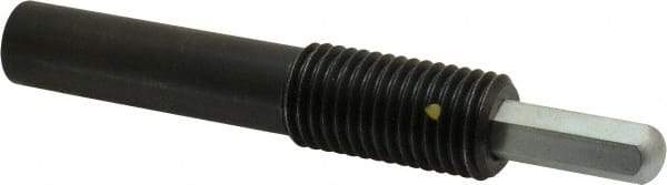 Vlier - 1-8, 2" Thread Length, 1-1/2" Plunger Projection, Steel Threaded Spring Plunger - 0.5000 (Hex)" Max Plunger Diam, Long, 7" Plunger Length, 4 Lb Init End Force, 31 Lb Final End Force, 0.5" Hex - Makers Industrial Supply