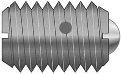 Vlier - M10x1.5, 6mm Ball Diam, 19mm Body Length, 2.01mm Max Ball Reach, Threaded Ball Plunger - Steel Body, Nylon Ball, 1.8 Lb Initial End Force, 3.37 Lb Final End Force - Makers Industrial Supply