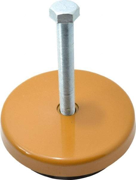 Barrymount - Stud Mount Leveling Pad & Mount - 13,000 Max Lb Capacity, 9" Base Diam - Makers Industrial Supply