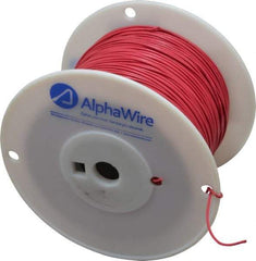 Alpha Wire - 20 AWG, 10 Strand, 305 m OAL, Tinned Copper Hook Up Wire - Red PVC Jacket, 0.069" Diam - Makers Industrial Supply