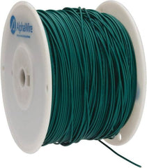 Alpha Wire - 18 AWG, 16 Strand, 305 m OAL, Tinned Copper Hook Up Wire - Green PVC Jacket, 0.079" Diam - Makers Industrial Supply