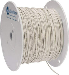 Alpha Wire - 18 AWG, 16 Strand, 305 m OAL, Tinned Copper Hook Up Wire - White PVC Jacket, 0.079" Diam - Makers Industrial Supply