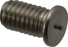 Bettermann - 10-32, Stainless Steel Threaded Flanged Studs - 3/8 Inch Overall Length - Exact Industrial Supply