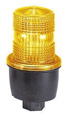 Federal Signal Corp - 12 to 48 VDC, 4X NEMA Rated, Strobe Tube, Green, Low Profile Mini Strobe Light - 65 to 95 Flashes per min, 1/2 Inch Pipe, 3-1/8 Inch Diameter, 5.7 Inch High, IP66 Ingress Rating, Pipe Mount - Makers Industrial Supply