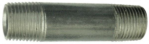 B&K Mueller - Schedule 40, 2" Diam x 11" Long Steel Black Pipe Nipple - Threaded - Makers Industrial Supply