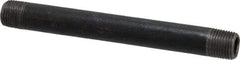 B&K Mueller - Schedule 40, 1/8" Diam x 3-1/2" Long Steel Black Pipe Nipple - Threaded - Makers Industrial Supply