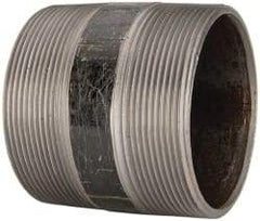 B&K Mueller - Schedule 40, 4" Diam x 4" Long Steel Black Pipe Nipple - Threaded - Makers Industrial Supply