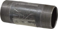 B&K Mueller - Schedule 40, 2" Diam x 5-1/2" Long Steel Black Pipe Nipple - Threaded - Makers Industrial Supply