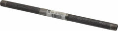 B&K Mueller - Schedule 40, 1/4" Diam x 10" Long Steel Black Pipe Nipple - Threaded - Makers Industrial Supply