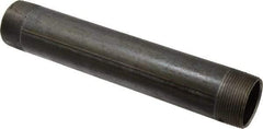 B&K Mueller - Schedule 40, 1-1/2" Diam x 10" Long Steel Black Pipe Nipple - Threaded - Makers Industrial Supply