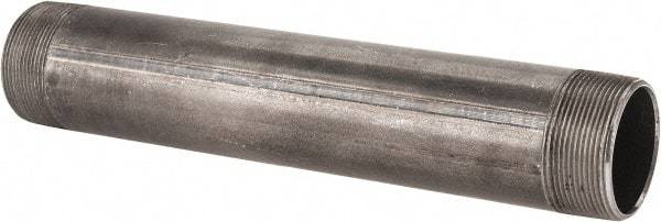 B&K Mueller - Schedule 40, 2" Diam x 12" Long Steel Black Pipe Nipple - Threaded - Makers Industrial Supply