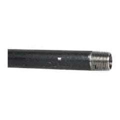 B&K Mueller - Schedule 40, 1/2" Diam x 24" Long Steel Black Pipe Nipple - Threaded - Makers Industrial Supply