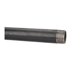 B&K Mueller - Schedule 40, 1-1/2" Diam x 24" Long Steel Black Pipe Nipple - Threaded - Makers Industrial Supply