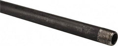 B&K Mueller - Schedule 40, 1/2" Diam x 30" Long Steel Black Pipe Nipple - Threaded - Makers Industrial Supply