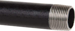 B&K Mueller - Schedule 40, 3/4" Diam x 30" Long Steel Black Pipe Nipple - Threaded - Makers Industrial Supply