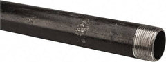 B&K Mueller - Schedule 40, 1-1/4" Diam x 30" Long Steel Black Pipe Nipple - Threaded - Makers Industrial Supply