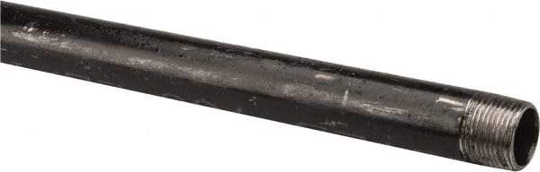 B&K Mueller - Schedule 40, 3/4" Diam x 36" Long Steel Black Pipe Nipple - Threaded - Makers Industrial Supply