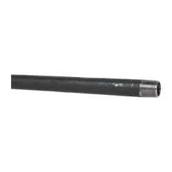 B&K Mueller - Schedule 40, 1/2" Diam x 48" Long Steel Black Pipe Nipple - Threaded - Makers Industrial Supply