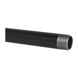 B&K Mueller - Schedule 40, 1" Diam x 60" Long Steel Black Pipe Nipple - Threaded - Makers Industrial Supply