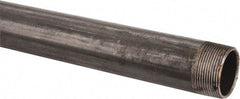 B&K Mueller - Schedule 40, 1-1/2" Diam x 60" Long Steel Black Pipe Nipple - Threaded - Makers Industrial Supply