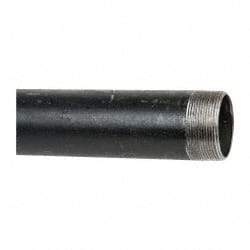 B&K Mueller - Schedule 40, 2" Diam x 60" Long Steel Black Pipe Nipple - Threaded - Makers Industrial Supply