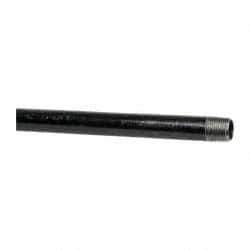 B&K Mueller - Schedule 40, 1/2" Diam x 72" Long Steel Black Pipe Nipple - Threaded - Makers Industrial Supply