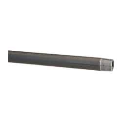 B&K Mueller - Schedule 40, 3/4" Diam x 72" Long Steel Black Pipe Nipple - Threaded - Makers Industrial Supply