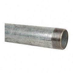 B&K Mueller - Schedule 40, 2 x 18" Galvanized Pipe Nipple - Threaded Steel - Makers Industrial Supply