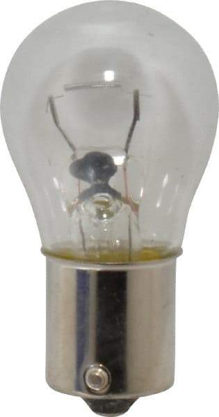 Value Collection - 12 Volt, Heavy Duty Stop & Flasher Automotive Miniature Lamp - 28.8 Watt, Clear - Makers Industrial Supply