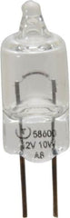 Value Collection - 12 Volt, High Mount Stop Automotive Miniature Lamp - 8 Watt, Clear - Makers Industrial Supply