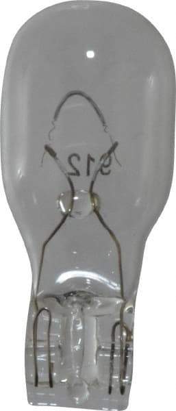 Value Collection - 12 Volt, High Mount Stop Automotive Miniature Lamp - 12.8 Watt, Clear - Makers Industrial Supply