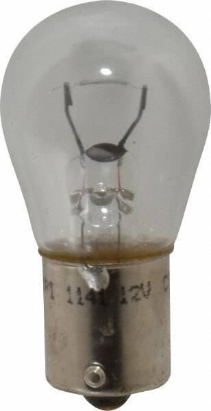 Value Collection - 12 Volt, Stop & Flasher Automotive Miniature Lamp - 18.43 Watt, Clear - Makers Industrial Supply