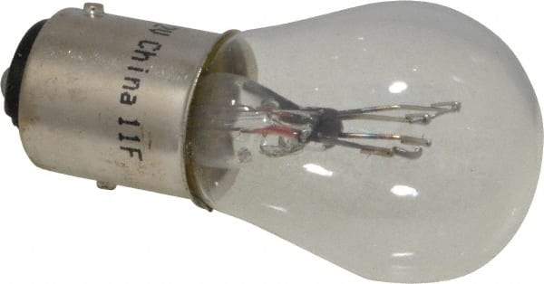 Value Collection - 12 Volt, Stop & Tail Automotive Miniature Lamp - 26.88/8.26 Watt, Clear - Makers Industrial Supply